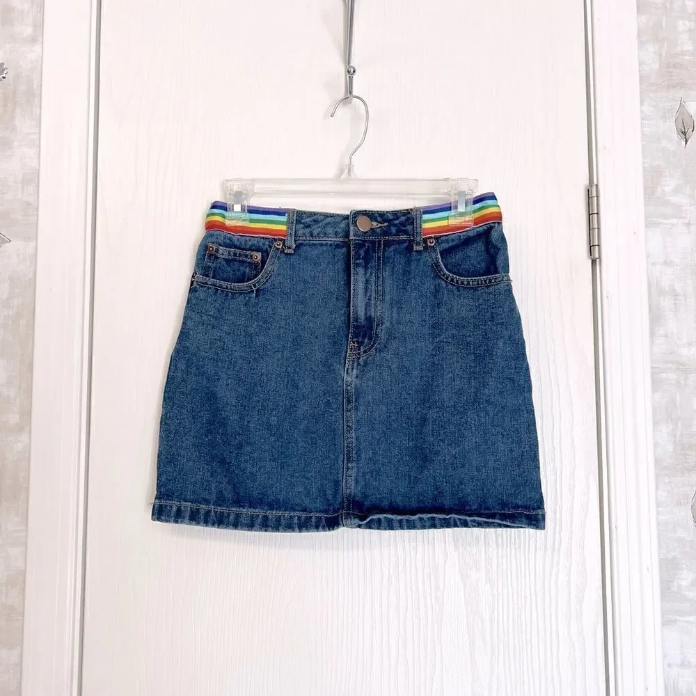 Forever 21 Denim Mini Skirt